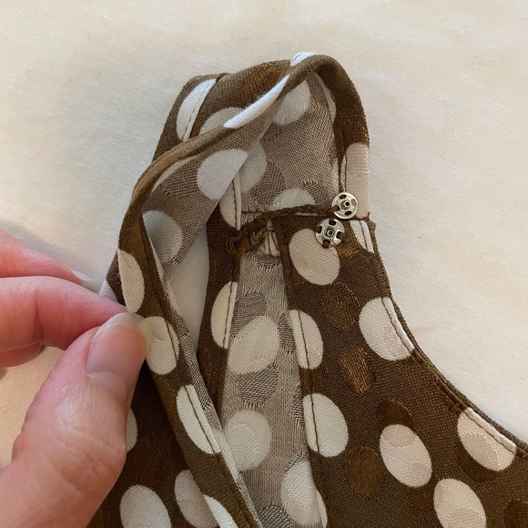 NWT✨J.Crew V-Neck Peplum Top in Jacquard Dot | Women's Size 2 - Picture 7 of 8